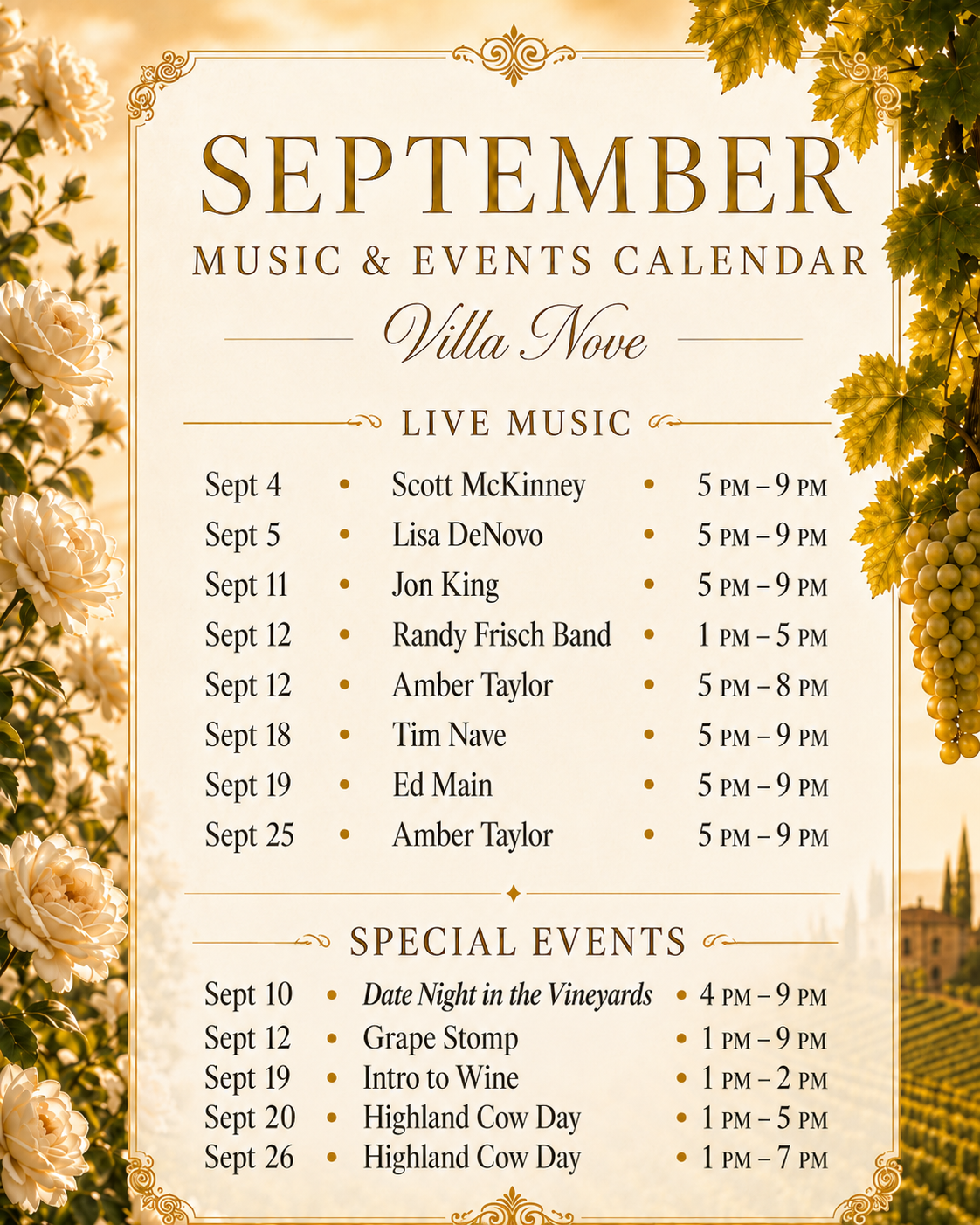 September Calendar png